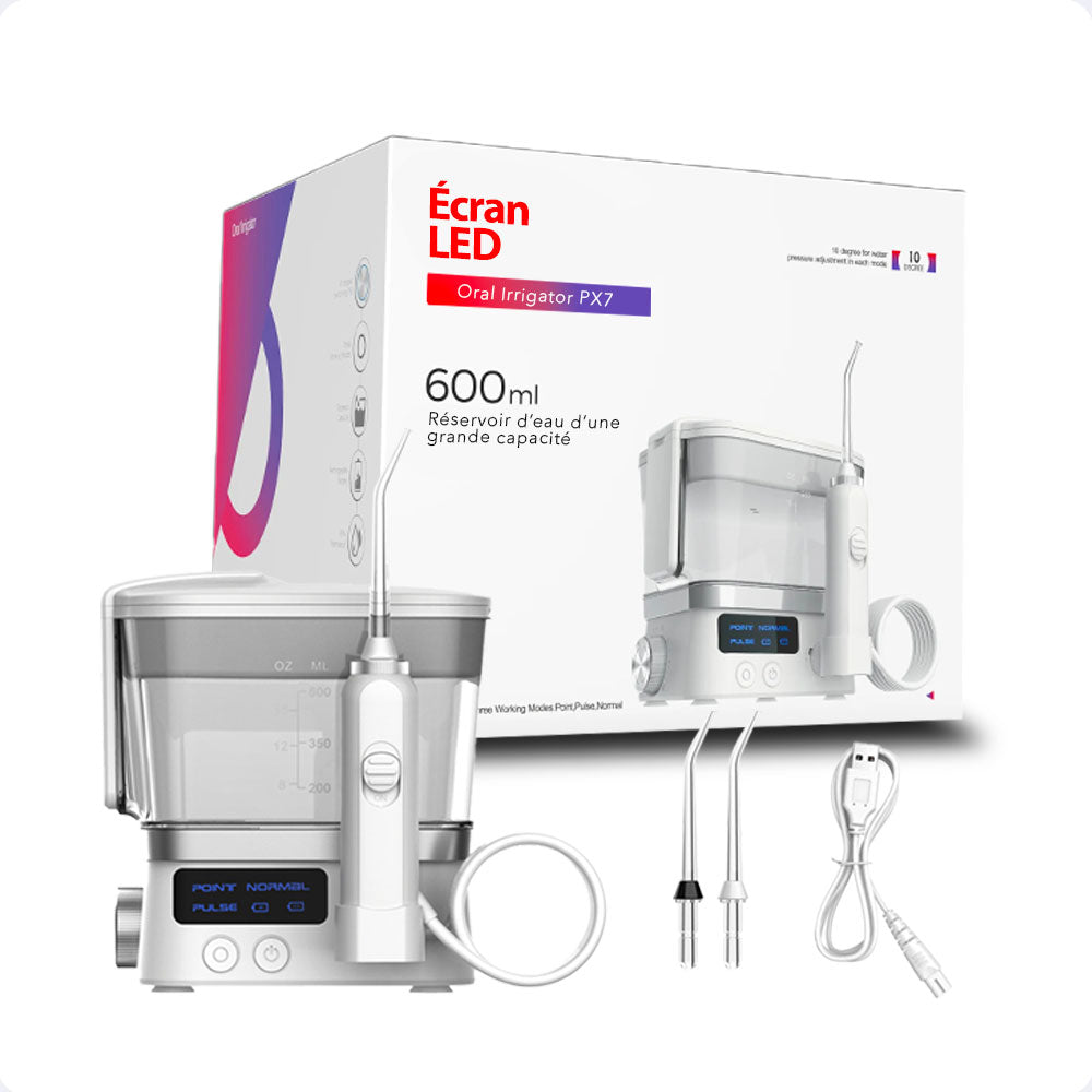 Jet dentaire hydropropulseur - Oral Irrigator PX7 - monjetdentire.fr