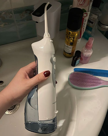 Jet dentaire anti tartre - avis client Sophie