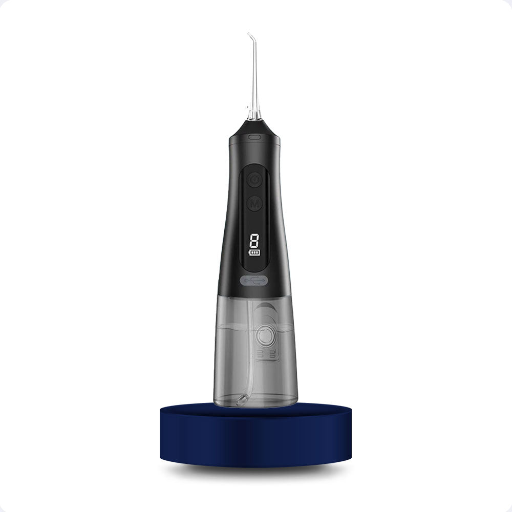 jet dentaire portable rechargeable - oral irrigator M131 noir - monjetdentaire.fr