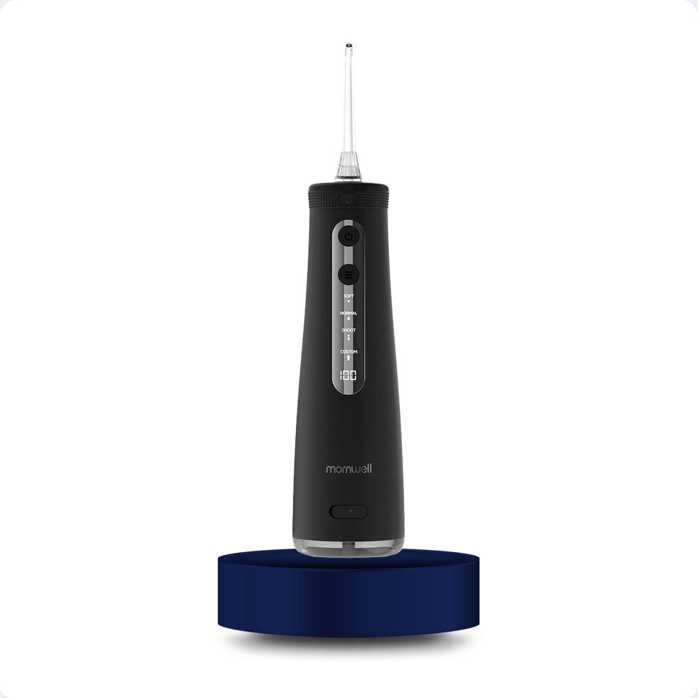 Jet dentaire rechargeable - Mornwell F52 Noir - monjetdentaire.fr