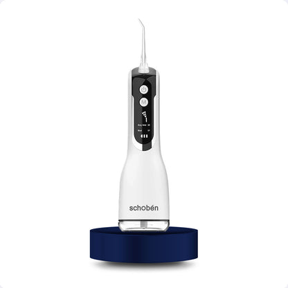 Jet dentaire sans fil rechargeable - Schoben L12 Blanc - monjetdentaire.fr